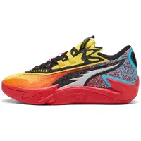 Puma Scoot Zeros II Caution basketbalschoenen uniseks, Geel/Oranje, Maat 49,5
