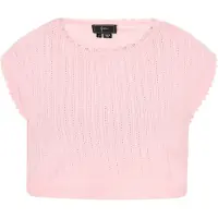 Faina Gebreide top rosa