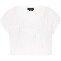 Faina Gebreide top wit