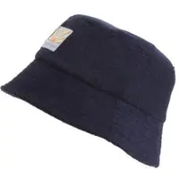 Me & My Monkey buckethat van badstof donkerblauw Hoed Jongens Katoen Logo - maat 152/164