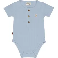 Frogs and Dogs - Waffle Romper SS | Forever Blue - Katoen - Maat 80