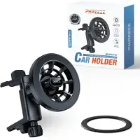 Phreeze Autohouder geschikt voor MagSafe - Telefoonhouder Auto Ventilatie - Telefoonhouders Auto Magnetisch - GSM Houder Auto - Verstelbaar - Voor ronde ventilatierooster