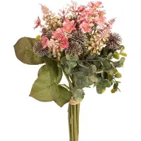 MEA Bosje wilde bloemen roze Ø14x28cm