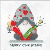 Heritage Crafts BORDUURPAKKET KAART - GONK CARD - CHRISTMAS FIZZ -
