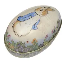 MEA Blikje Peter Rabbit Ei 11x6.5cm