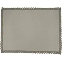 Himla Thea placemat - bone - 37 x 50 - Set van 4