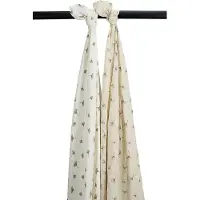 Meyco Baby Gingko Muslin 2 Units Beige Kinderen
