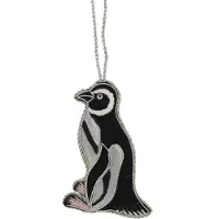 MEA Pinguïn Ornament 6,5x1x9,5cm