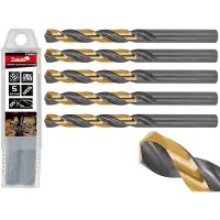 Tvardy Metaalboor - HSS 10 mm - Zwart & Goud - TiN Coating - Lange Levensduur - 5 stuks