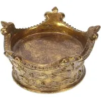 MEA Kroon goud, fleur de lis, 11x5,5cm