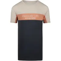 No Way Monday T-shirt marine Blauw Jongens Stretchkatoen Ronde hals Meerkleurig - maat 116