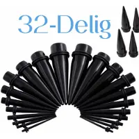 Charme Bijoux 32-Delig Taper Stretcher set 1.6 t/m 24 mm -