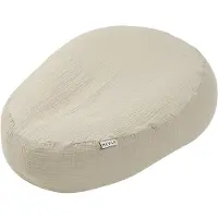 Meyco Baby Uni relaxhoes voor voedingskussen - pre-washed hydrofiel - sand