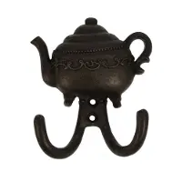 MEA Haak metaal theepot 9x10,5x3,5cm