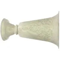MEA Vaas groot ornament creme 21cm