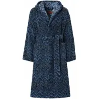 Missoni Badjas Azul 150 Hooded Blue Multicolor-XL