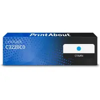 PrintAbout Huismerk Lexmark C3220C0 Toner Cyaan
