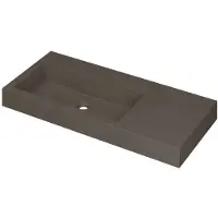 Ink Wastafel Momento 1000x450x90 mm Quartz beton 3421435