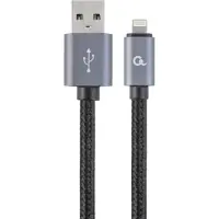 Gembird CCB-MUSB2B-AMLM-6 mobiele telefoonkabel Zwart 1,8 meter USB A Lightning