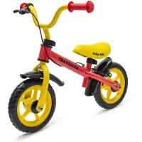 Baby Mix Traveller loopfiets 12 inch rood - Kinderloopfiets