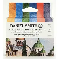 Daniel Smith Aquarelverf - Professionele Aquarel Verf - Watercolour 5ml George Politis Master Artist Set 1 with 6 Tubes