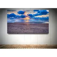 Alex F Fotografie Foto op Canvas - Strand AlexF040 – Formaat 120 x 70cm - Wanddecoratie - Muurdecoratie woonkamer - Slaapkamer decoratie - Kamer accessoires - Schilderijen op canvas
