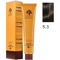 Arganmidas Marokkaanse Arganolie Haarkleur Crème 5.3 / Haarkleur Licht Goudbruin 100 ml