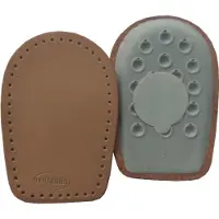 Coimbra Ortho Hielkussen - Hakverhoger Soft - 1/2cm - Leer - Schuimrubber - Schokdempend - Maat 35/37 (S)