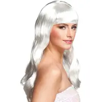 Aster Witte Pruik Lady Gaga
