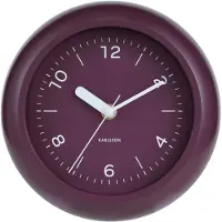 Karlsson Wandklok Slope - Dark mauve - Ø 20cm