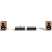 Pro-Ject True HiFi Stereo Set E CD - Compleet HiFi Systeem - CD-Speler - Stereo Versterker - Speakers - Zwart/Walnoot