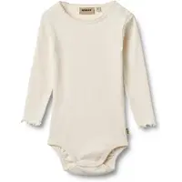 Wheat Rompertje/body 'Regitze' offwhite