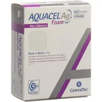 Aquacel AG Schuimverband Niet-Klevend 5x5cm 10 St Verband(en)
