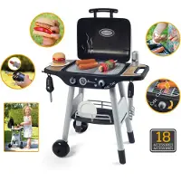 Smoby Speelgoed Barbecue Zwart 50 X 37 X 72,2 Cm