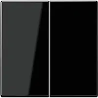 JUNG LS995SW Serieschakelaar, Serietoets Afdekking 1-voudig Zwart 1 stuk(s)