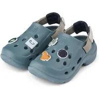 Liewood Open schoenen 'Milas' navy / enziaan / greige / oranje