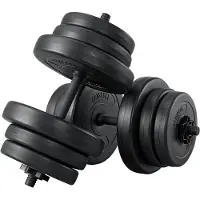 ArtSport Halterset / Dumbells 40 kg - 2-delig - Zandgevuld - Halter met Stersluitingen