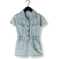 Koko Noko light blue denim Playsuit Blauw Effen - maat 110