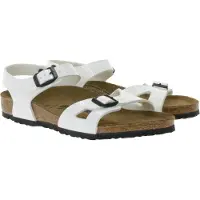 Birkenstock Rio - Slippers - White Patent - Smal - Maat 30