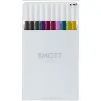 Emott -Ball EMOTT markeerstift 10 stuk(s) Blauw, Bruin, Groen, Grijs, Paars, Rood, Violet, Geel