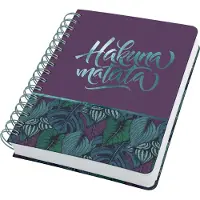 Sigel Jolie Jungle Dreams JN613 Notitieblok met spiraalrug Dotted (punten) Lila, Turquoise, Groen Aantal paginas: 120 DIN A5