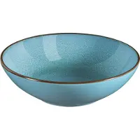 Medard de Noblat - Feeling Turquoise - Salade en pastabord 18 cm - 6 delig - Stoneware