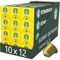 Starbucks by Nespresso capsules Sunny Day Blend - 10 koffiecups x 12 doosjes
