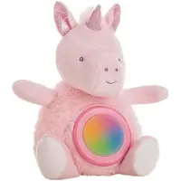 Out of the blue Muzikale Roze Eenhoorn Met Doos/batterijen 20 Cm