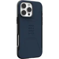 Uag Civilian MagSafe iPhone 16 Pro Max Hoesje Blauw