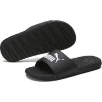 Puma Sandalen 'Cool Cat' zwart / wit