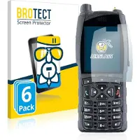 BROTECT Screenprotector 6 Stuks voor Sepura SC20 Beschermglas transparant