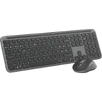 Logitech Signature Slim Combo MK950 toetsenbord Inclusief muis Kantoor RF-draadloos + Bluetooth QWERTY Spaans Grafiet