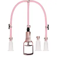 Shots toys Clitoral & Nipple Pump Set Large - Rose Gold