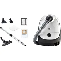 Nilfisk 128350581, 750 W, Stofzak, 3 liter, 77 dB, Wit